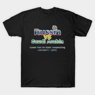 Russia Saudi Arabia 5-0 World Cup T-Shirt